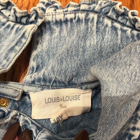 Louis + Louise Girl’s Denim Dress Size 10Y - Picture 5 of 6